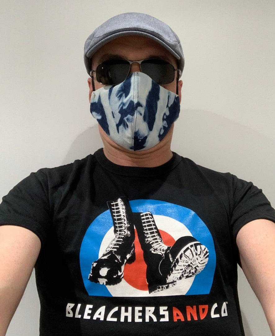 Gesichtsmaske Denim, Camouflage &amp; Prints mit eingebautem Filter