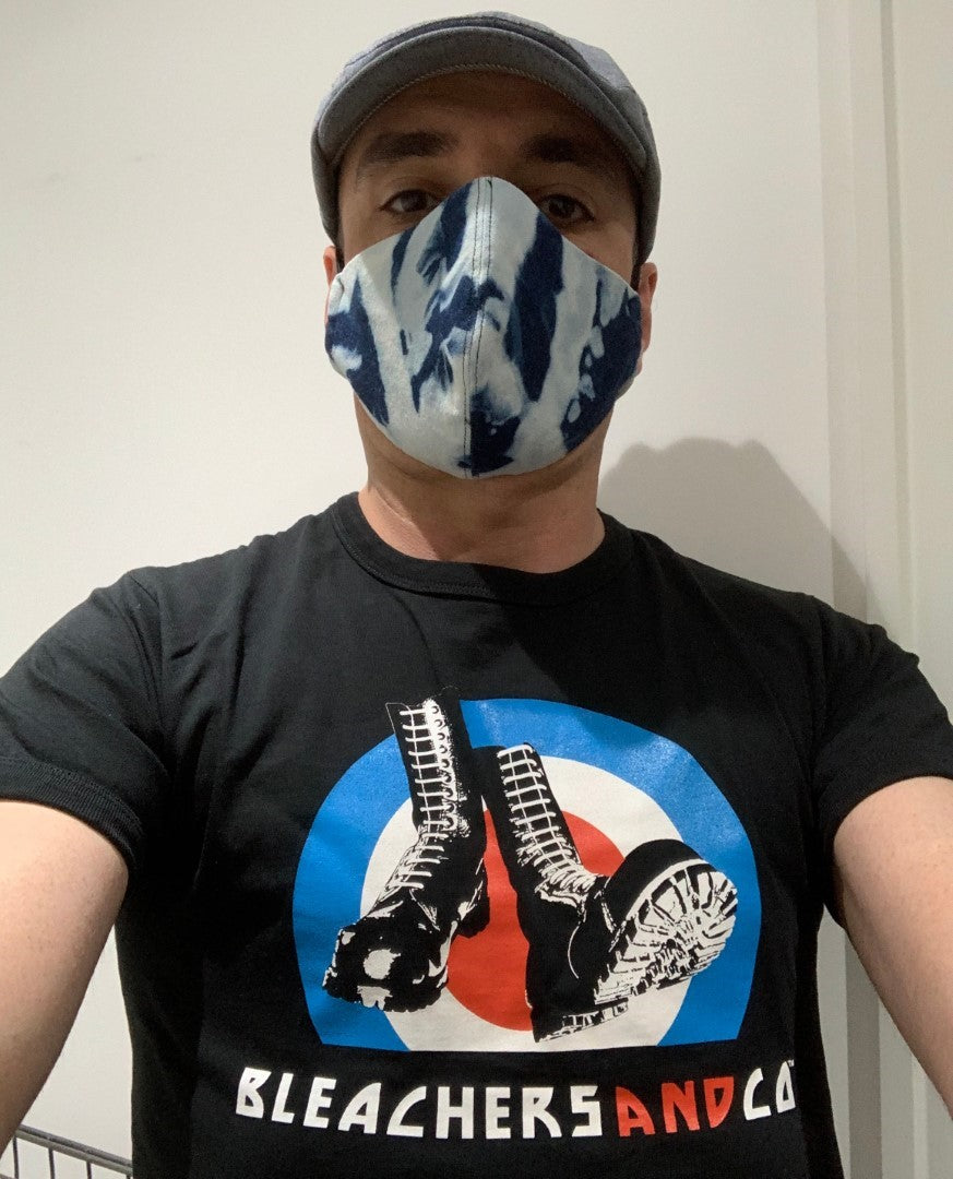 Gesichtsmaske Denim, Camouflage &amp; Prints mit eingebautem Filter