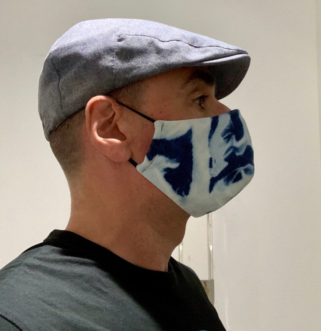 Gesichtsmaske Denim, Camouflage &amp; Prints mit eingebautem Filter