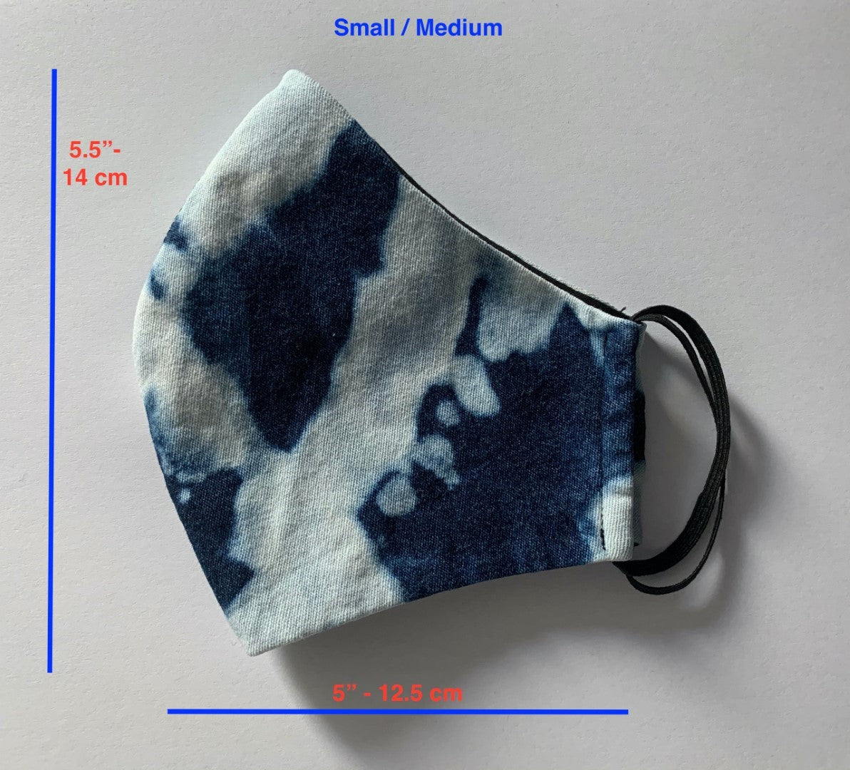Gesichtsmaske Denim, Camouflage &amp; Prints mit eingebautem Filter