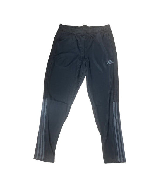 Adidas track suit bottoms "Sereno" lower stripes - Black with back/full zip
