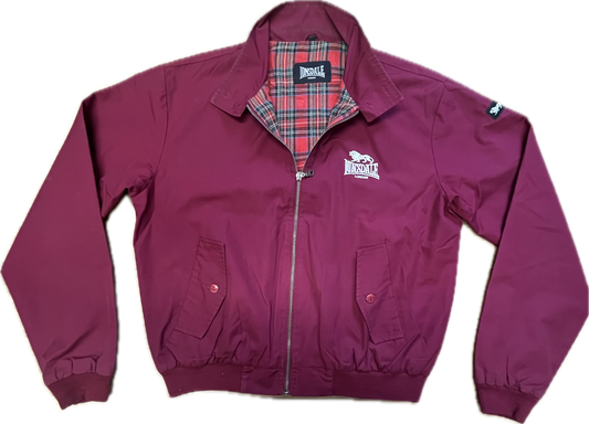 Lonsdale classic slim fit Harrington Jacket. Embroidered classic Lonsdale logo on the chest