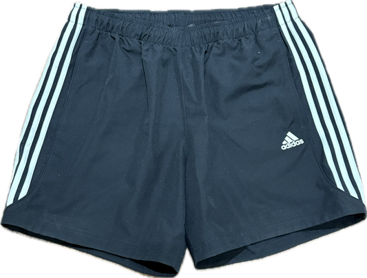 Adidas satin football short noir Large