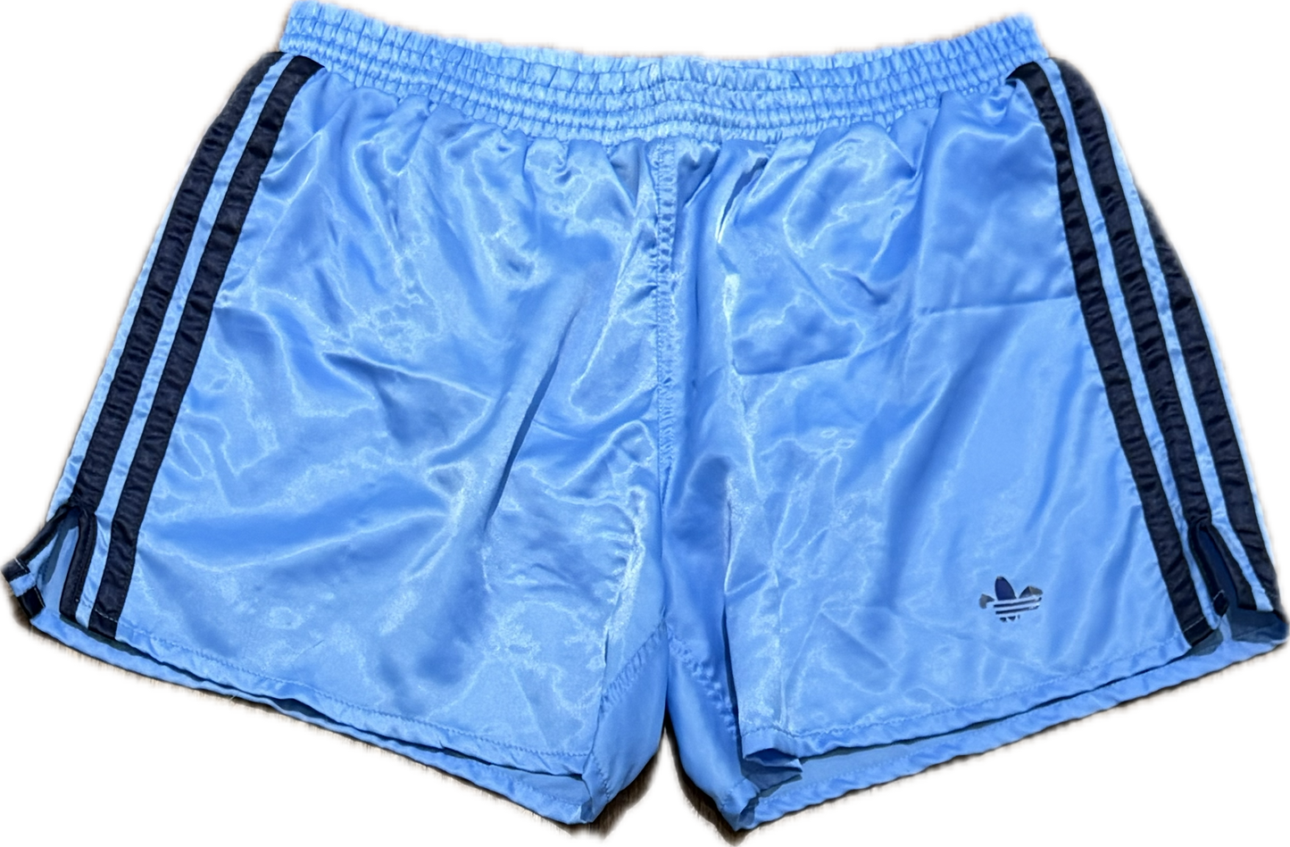 🔥 Adidas satin football shorts light blue - Medium