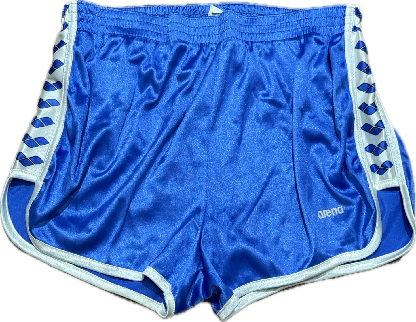 Arena satin running shorts blue - Medium