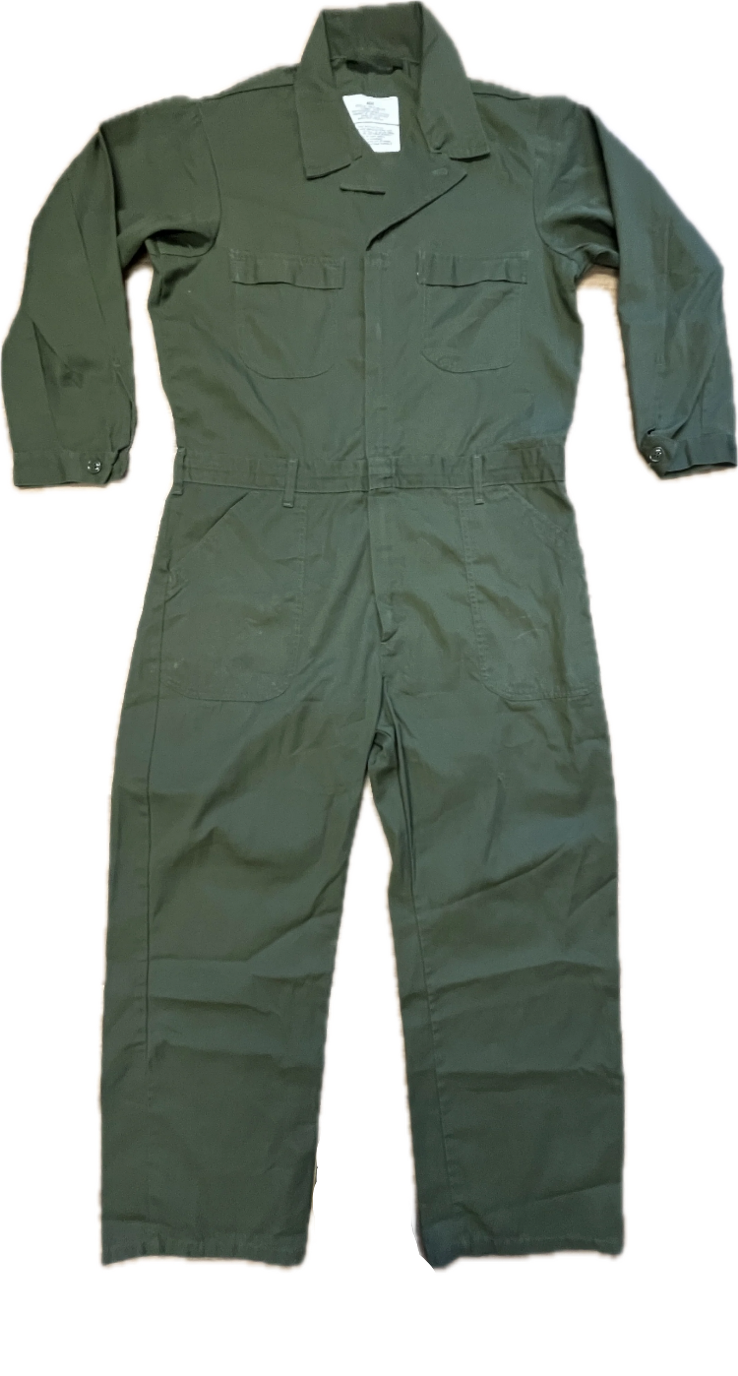 Plain Green Army Overall -ExtraLarge-