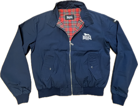 Lonsdale classic slim fit Harrington Jacket. Embroidered classic Lonsdale logo on the chest