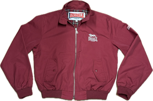 Lonsdale Harrington Jacket Burgundy - Large