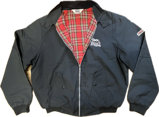 Lonsdale classic slim fit Harrington Jacket. Embroidered classic Lonsdale logo on the chest