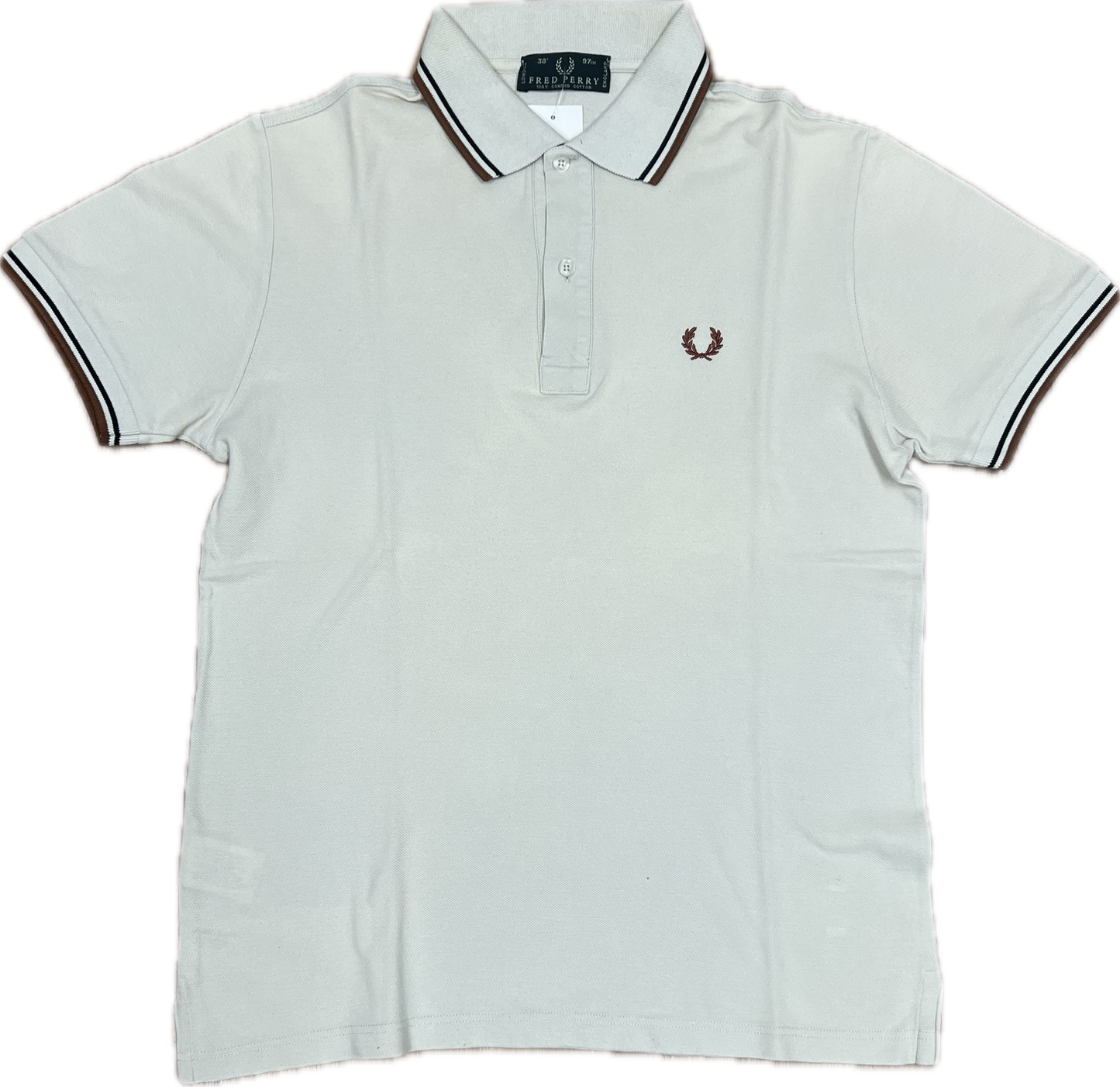 🔥 Fred Perry polo shirt Cream XSmall