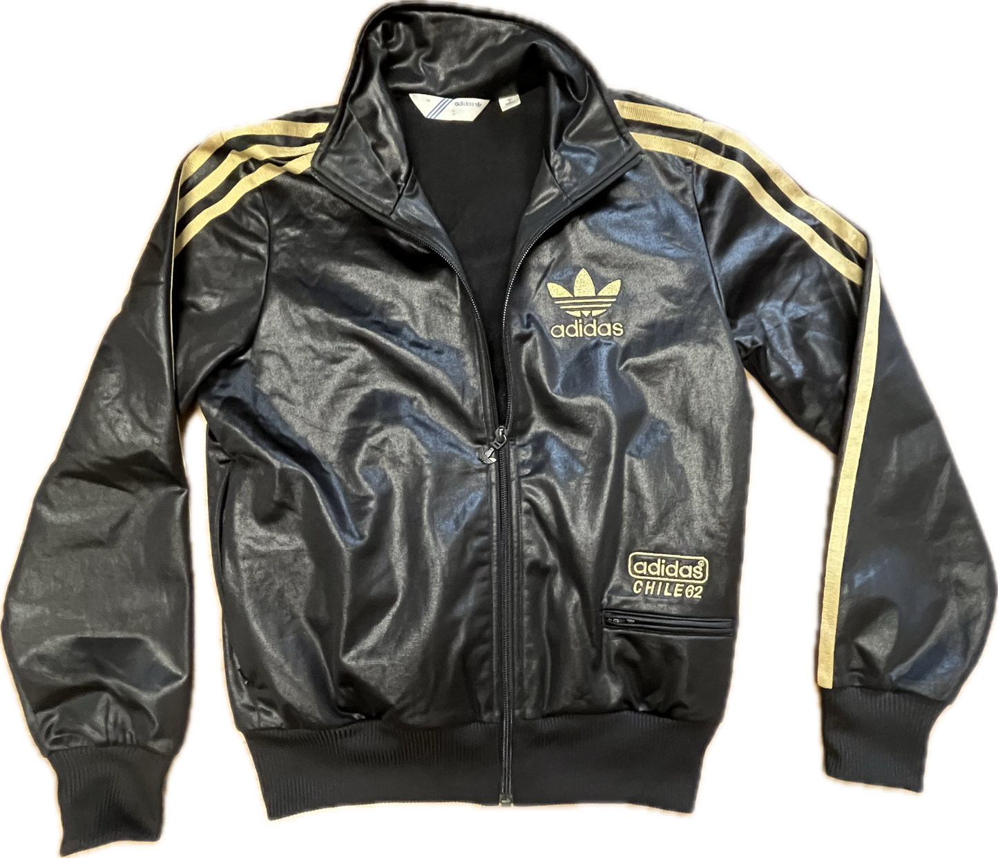 🔥 Adidas Chile Set (top + bottom) Black and Gold - XS