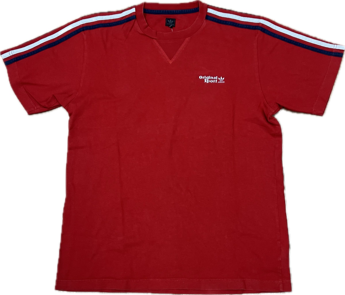 🔥 Vintage Adidas t-shirt red Medium