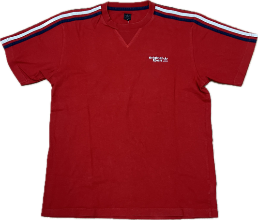 🔥 Vintage Adidas T-Shirt rot Medium 