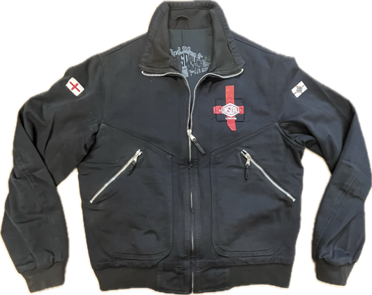 Lonsdale classic slim fit Harrington Jacket. Embroidered classic Lonsdale logo on the chest