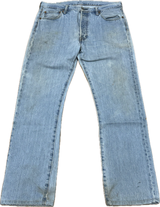 Blue Bleachers Taille skinny extensible 30/31"