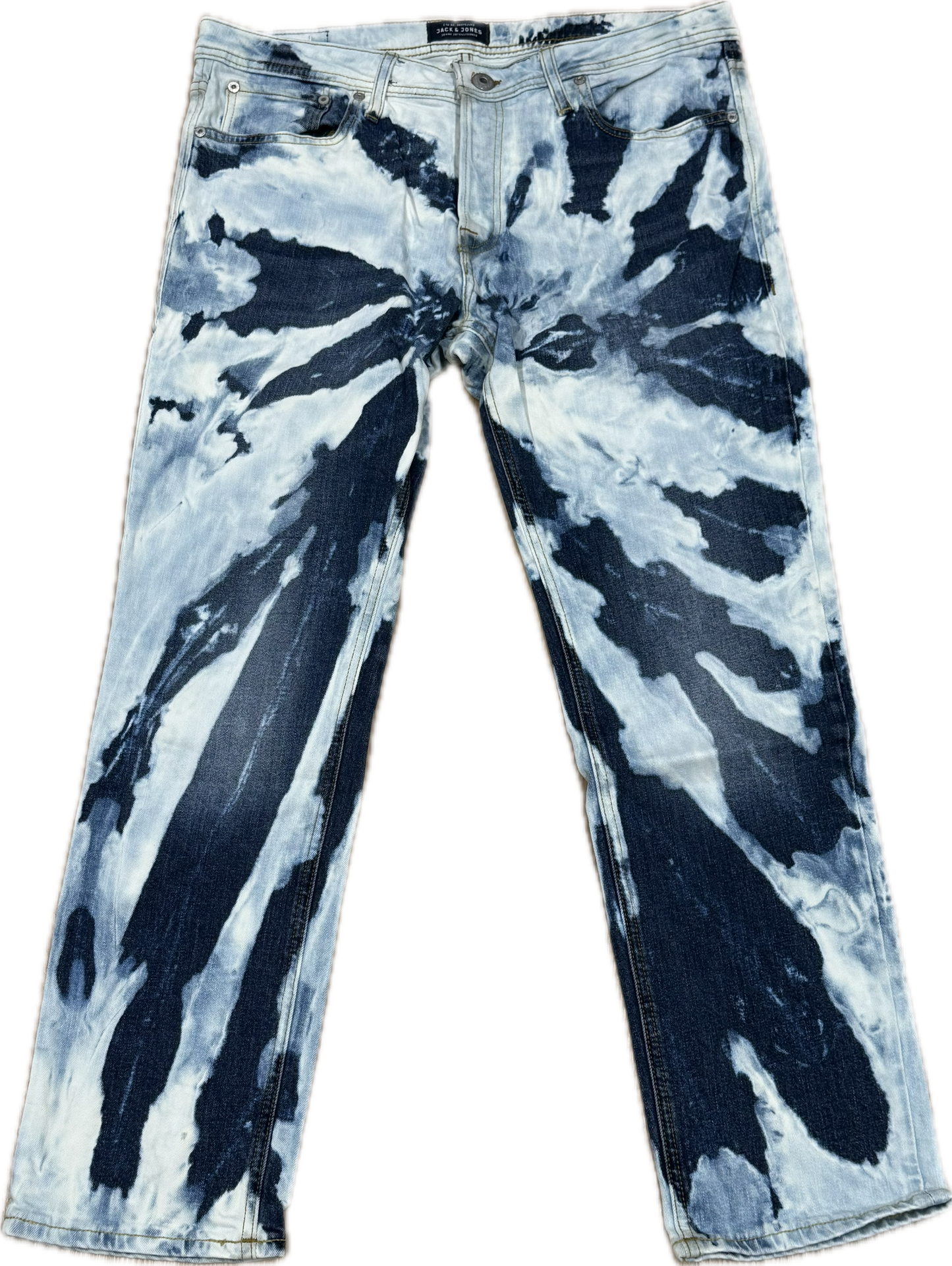 Blaue Bleachers Skinny Stretch 30/31" Taille