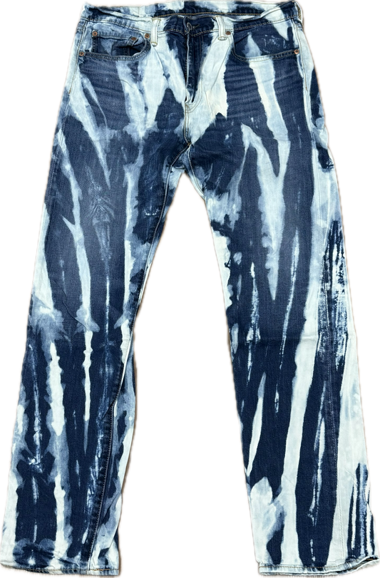 Blue Bleachers Taille skinny extensible 30/31"