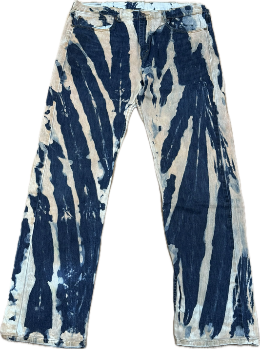 Blue Bleachers Taille skinny extensible 30/31"