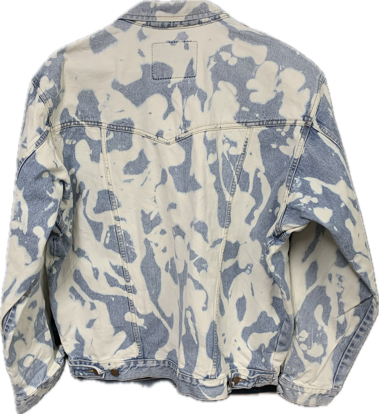 Bleached denim jacket Wrangler XL