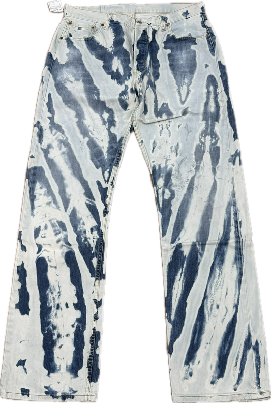 Blue Bleachers Taille skinny extensible 30/31"