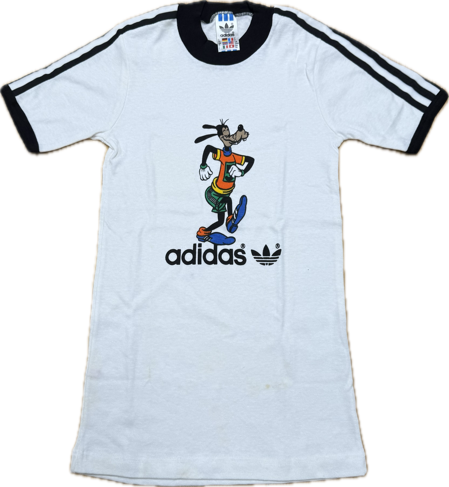 🔥 70's Adidas T- Shirt "DIsney" White - XS