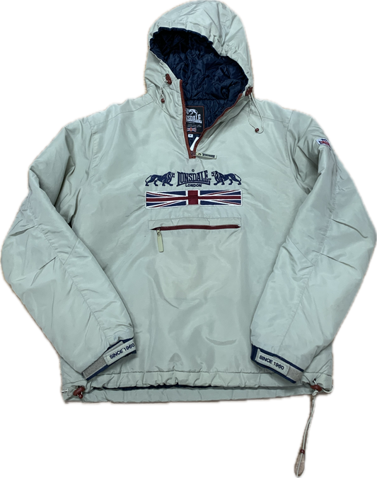 🔥 Lonsdale Pullover Jacket Medium - Beige