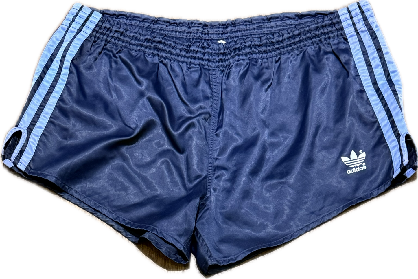 Adidas satin football short noir Large