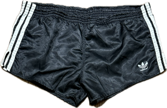 Adidas satin football short noir Large