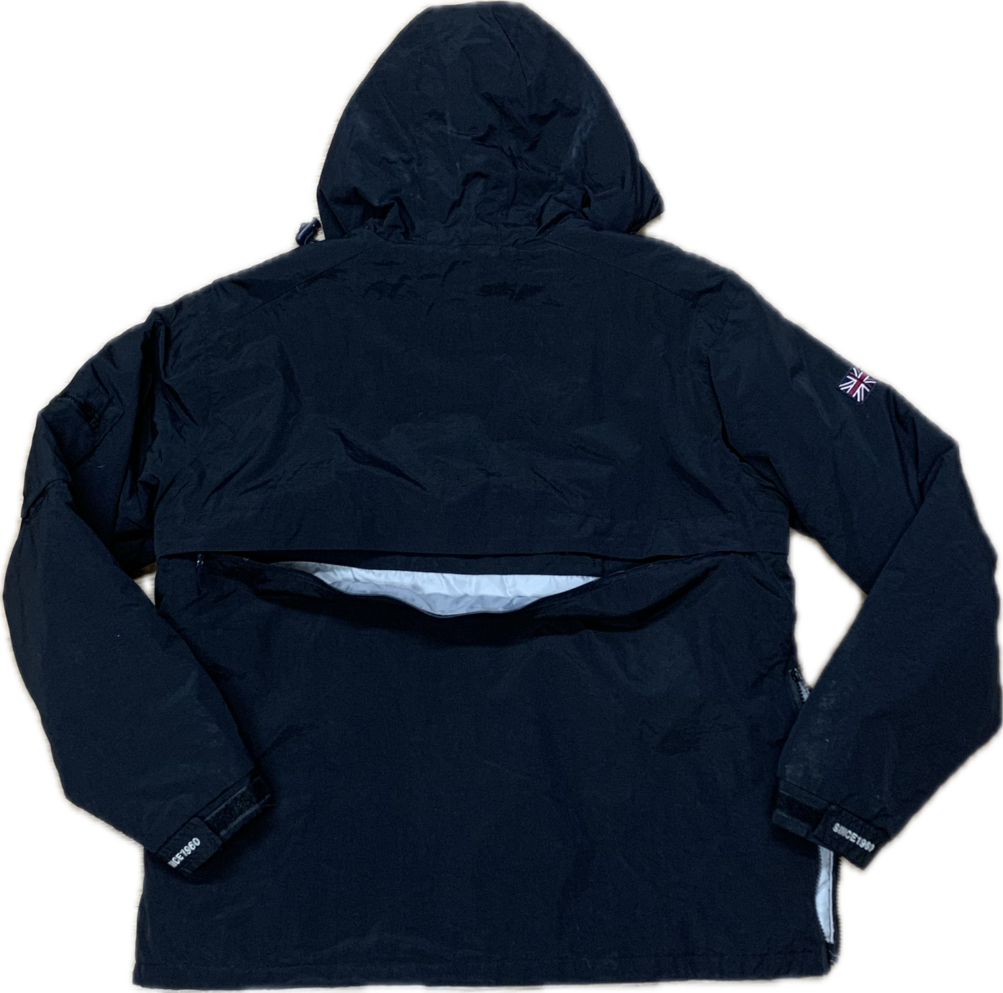 🔥 Lonsdale Pullover Jacket Large - Black