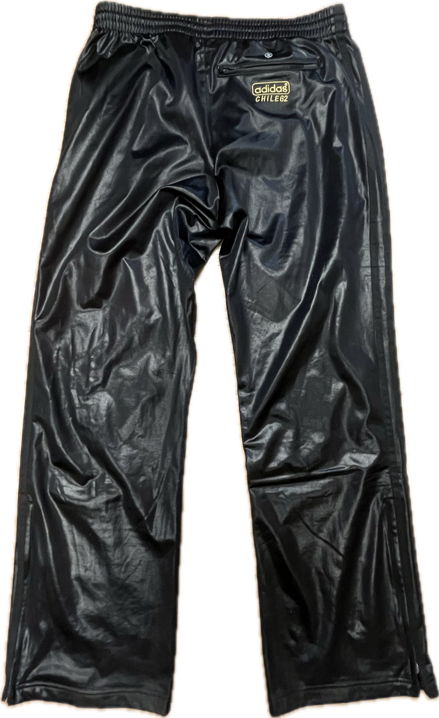 🔥 Adidas Chile Trackies Black- Gold Logo - Small