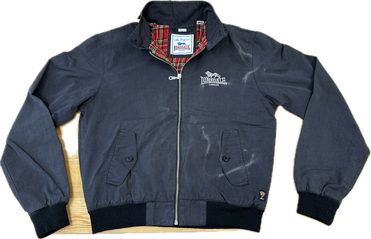 Lonsdale Harrington Jacket Grey - Medium
