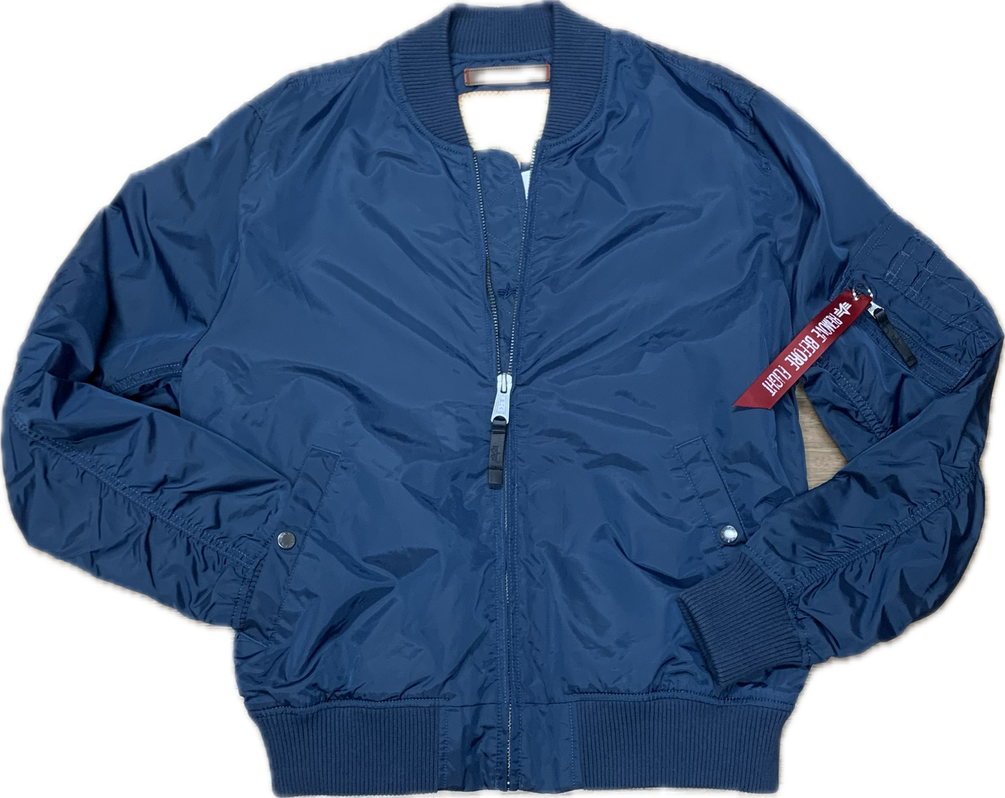 🔥 Alpha Industries MA1 Flight Jacket Dark Blue - SUMMER SPECIAL XL