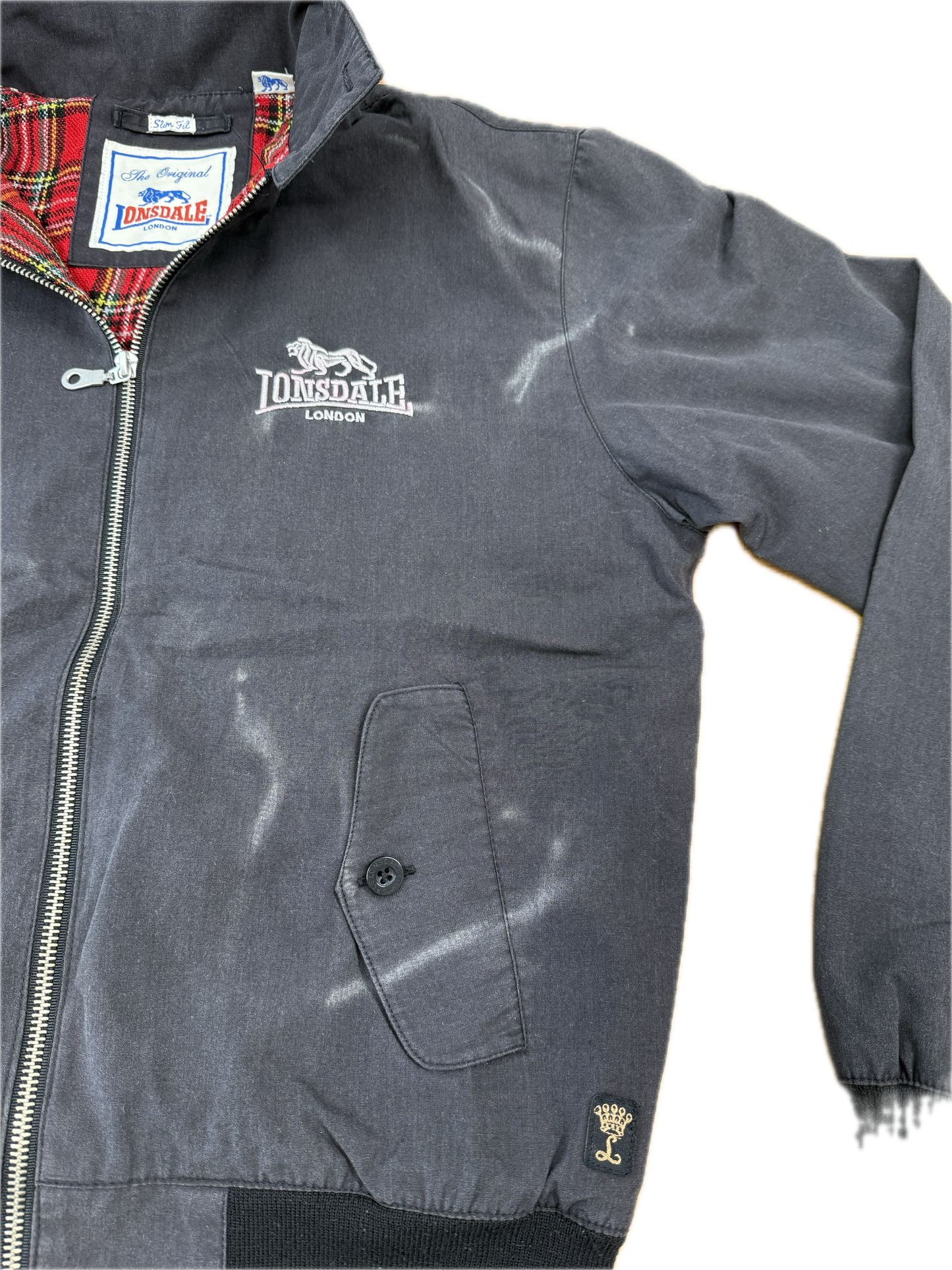 Lonsdale Harrington Jacket Grey - Medium