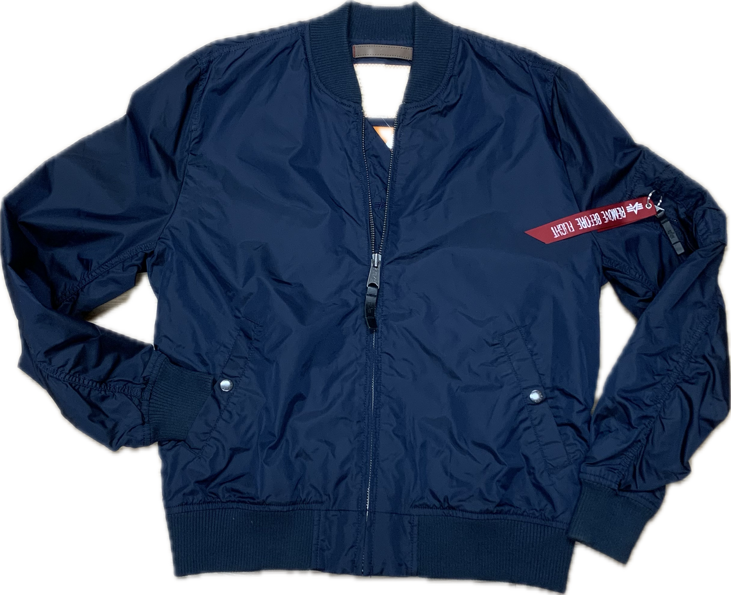 🔥 Alpha Industries MA1 Flight Jacket Navy Blue - SUMMER SPECIAL XL