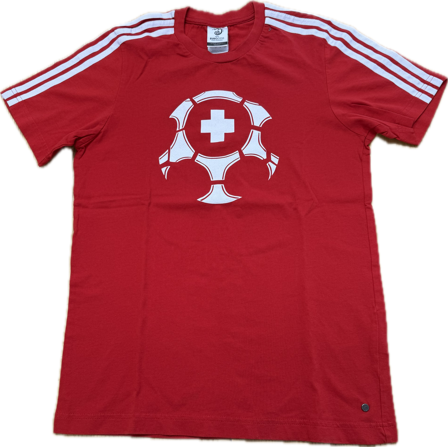 🔥 Vintage Adidas T-Shirt rot Medium 