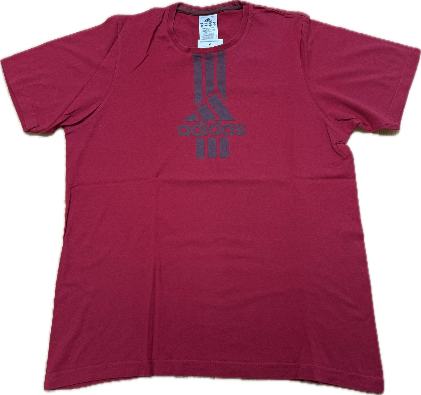 🔥 Vintage Adidas T-Shirt rot Medium 