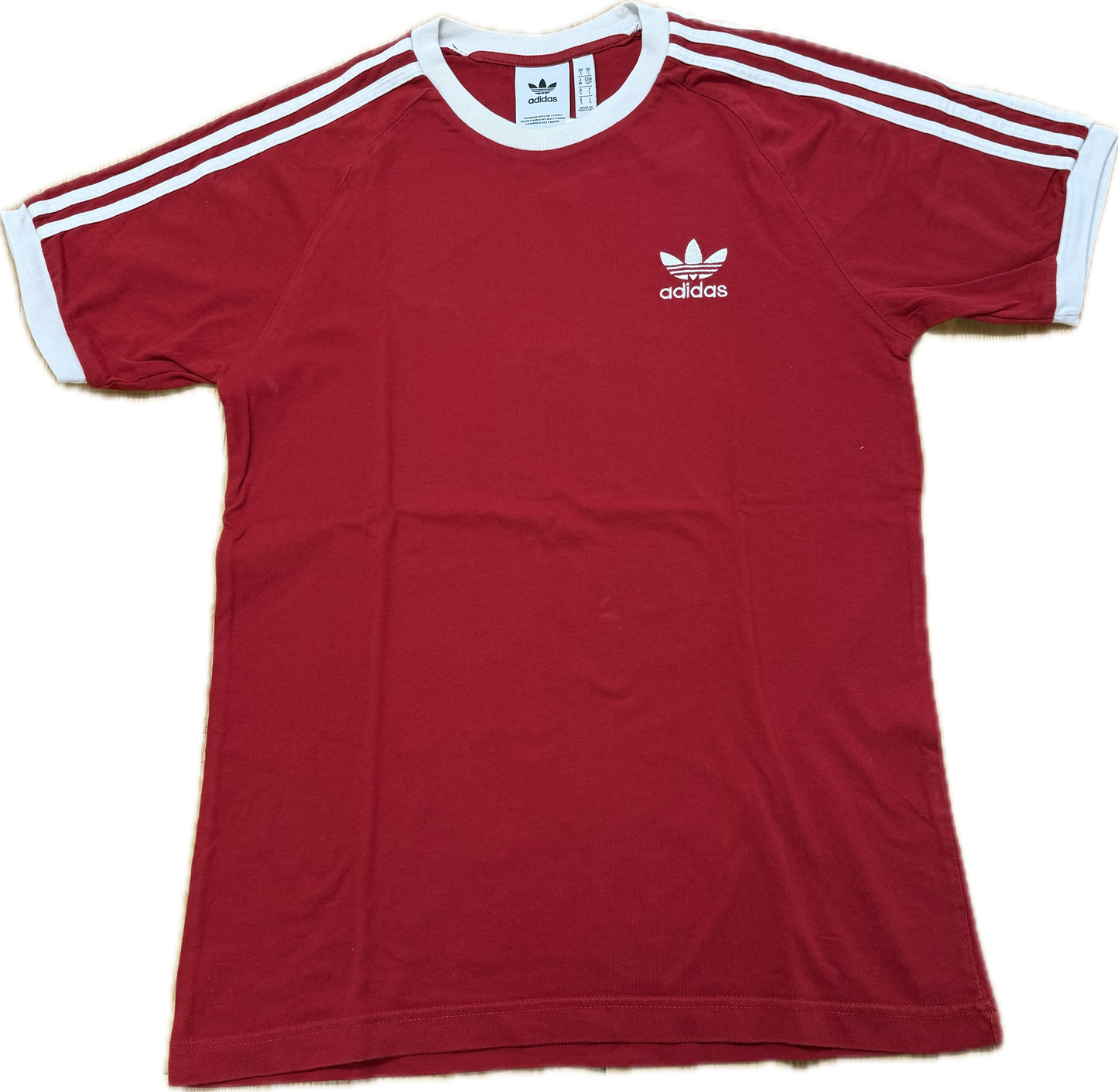 🔥 Vintage Adidas T-Shirt rot Medium 