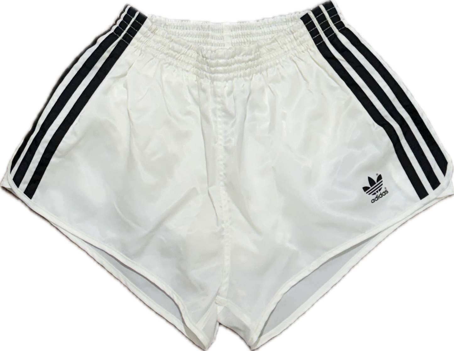 🔥 Adidas satin Running Sprinter white shorts XL - "Made in Yugoslavia" Rare