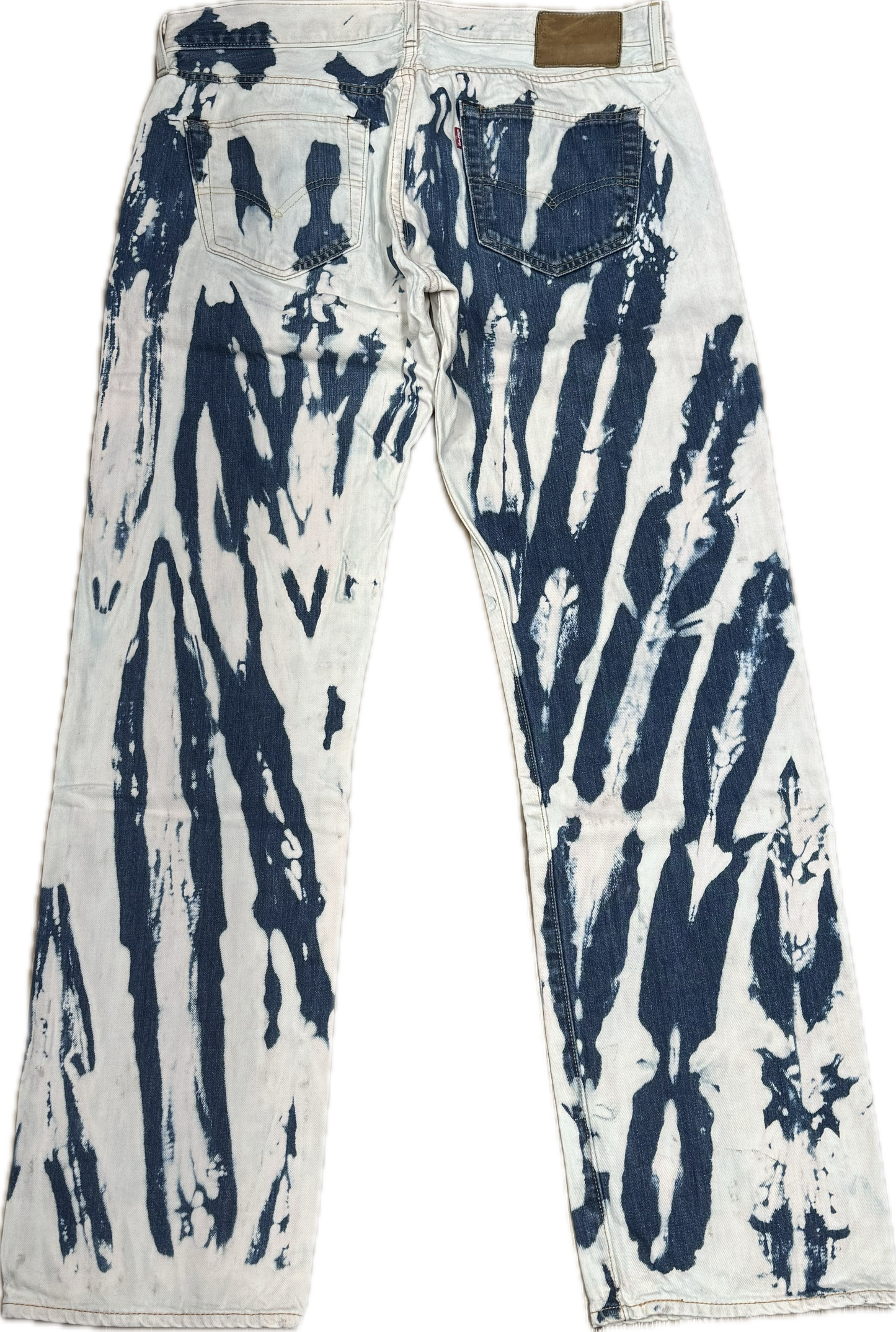 Blaue Bleachers Skinny Stretch 30/31" Taille