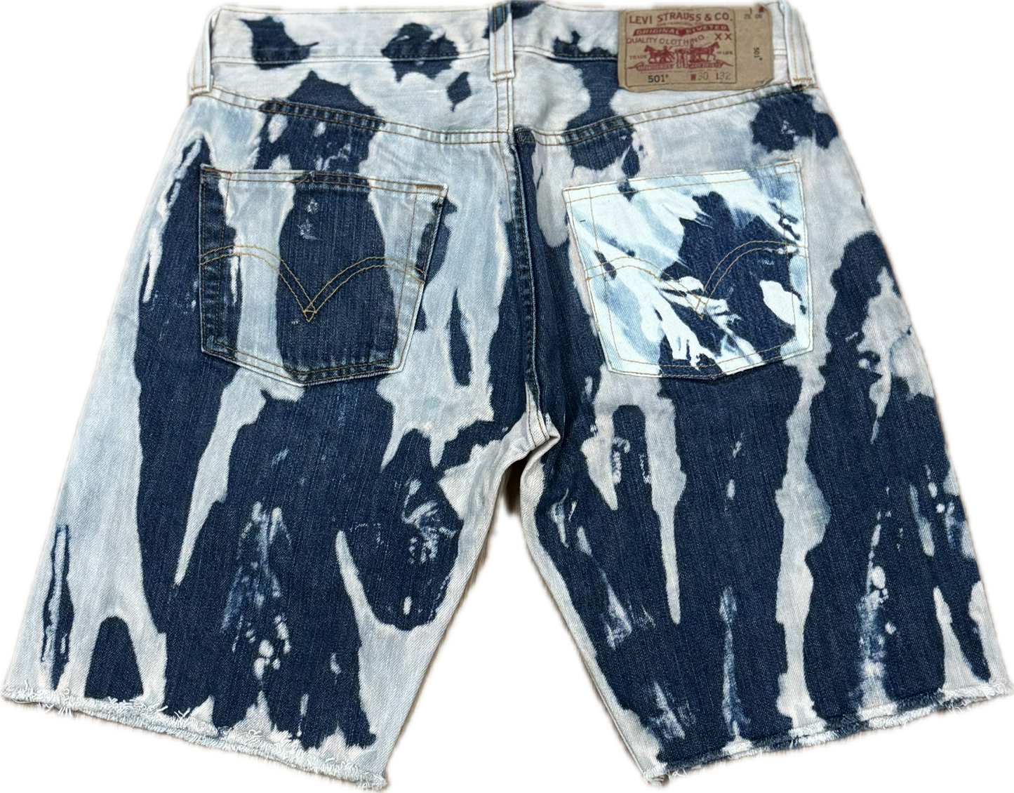 Levi's Blue Bleachers Shorts - 30" waist