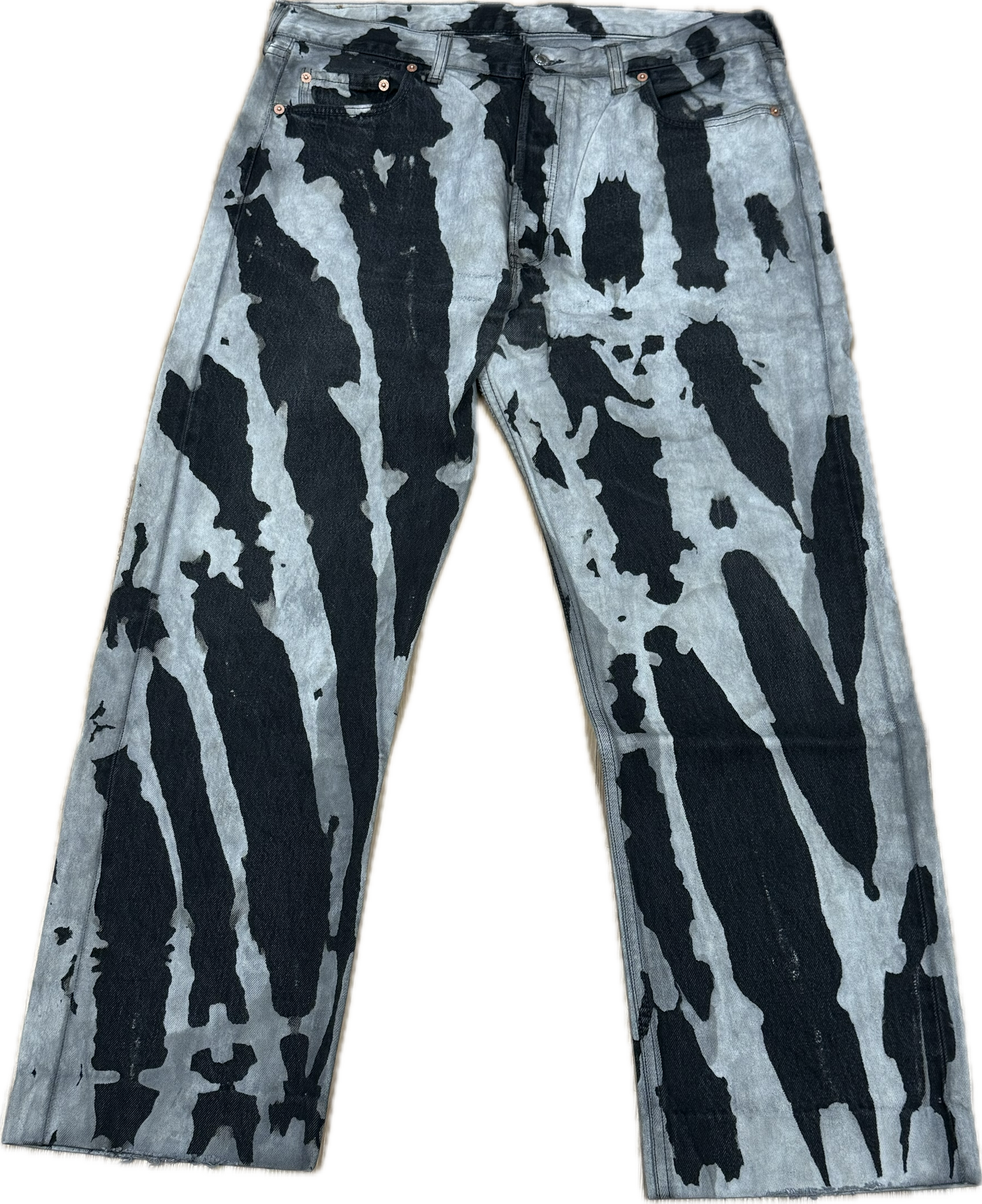 Blaue Bleachers Skinny Stretch 30/31" Taille