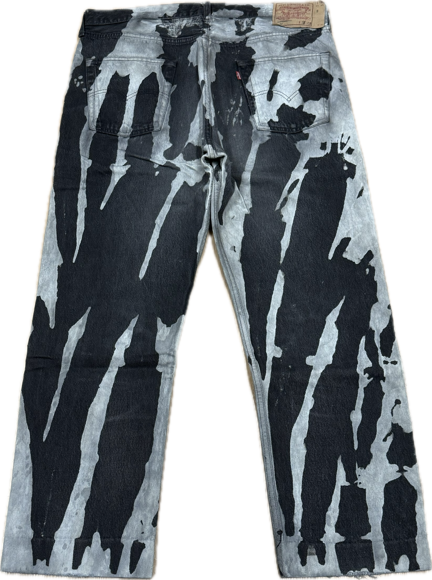 Blaue Bleachers Skinny Stretch 30/31" Taille