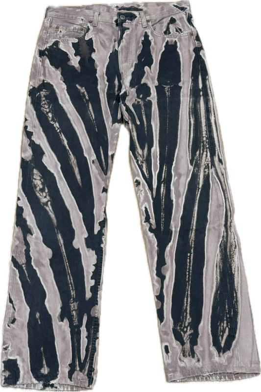 Blue Bleachers Taille skinny extensible 30/31"