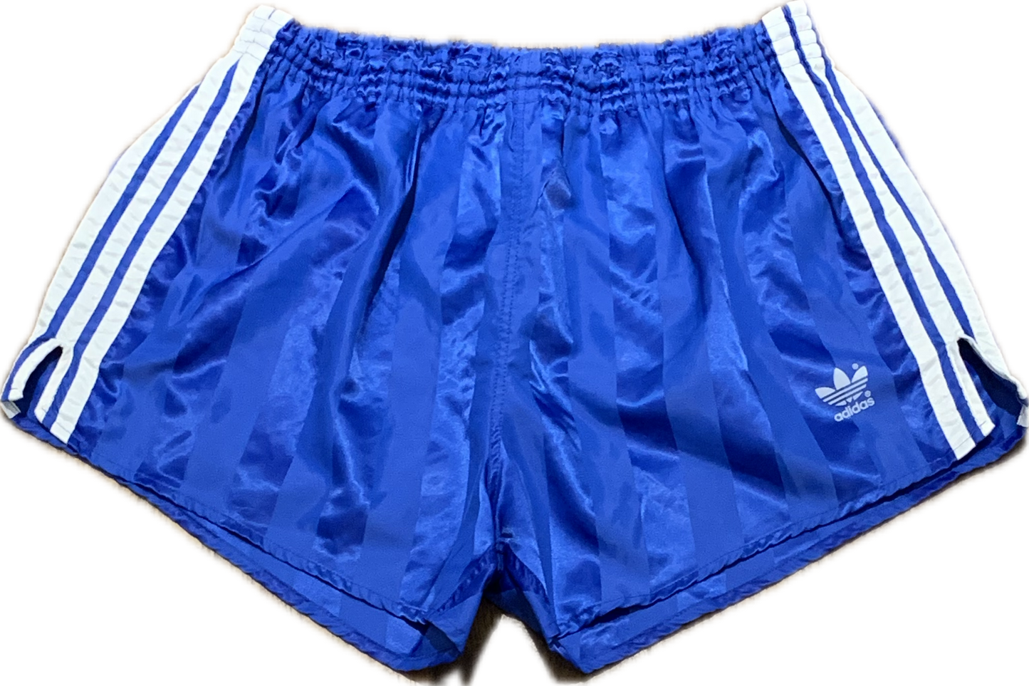 Adidas satin football shorts blue XL - Rare