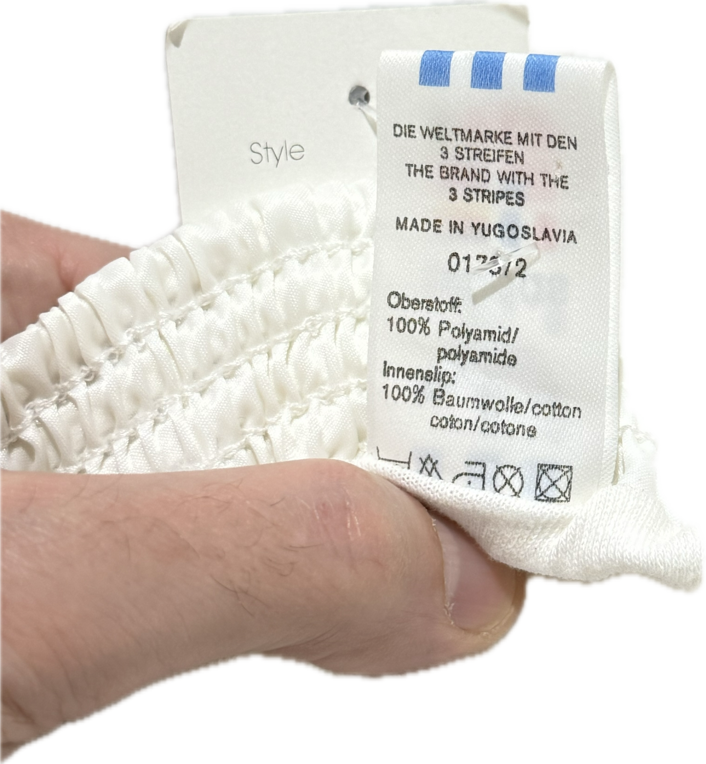 🔥 Adidas satin Running Sprinter white shorts XL - "Made in Yugoslavia" Rare