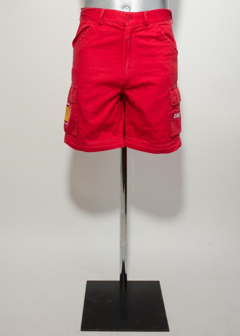 🔥 " Ducati - Shell " Work Trousers/shorts Red XS