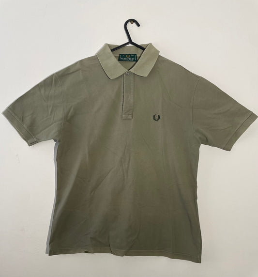 🔥Fred Perry polo shirt Army Green L