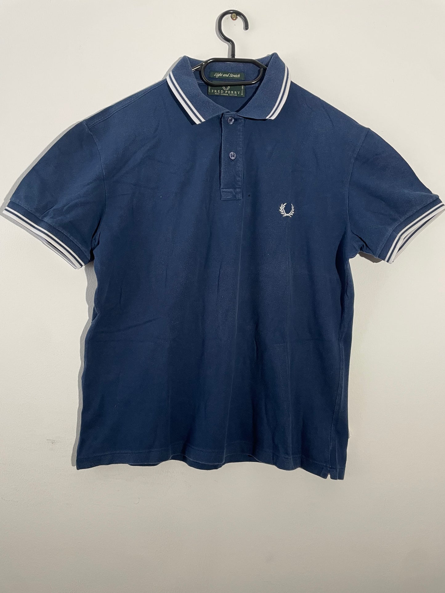 🔥Fred Perry polo shirt Navy Blue L