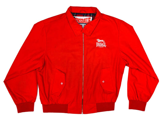 Lonsdale Harrington Jacket Red - Large