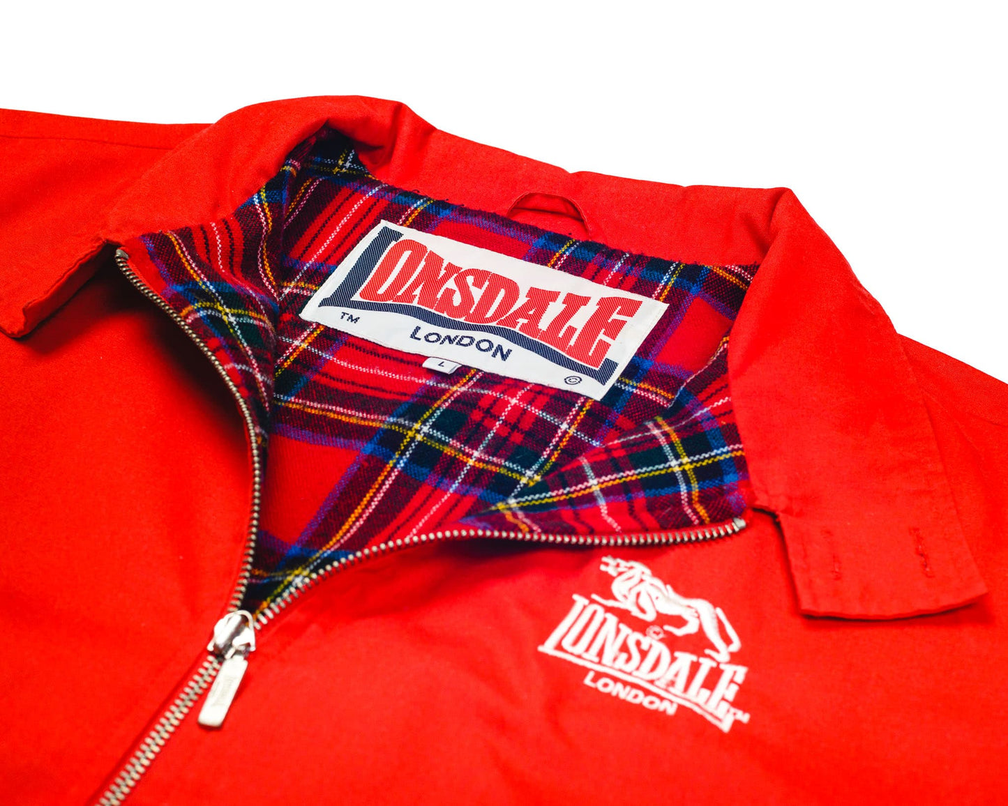 Lonsdale Harrington Jacket Red - Large